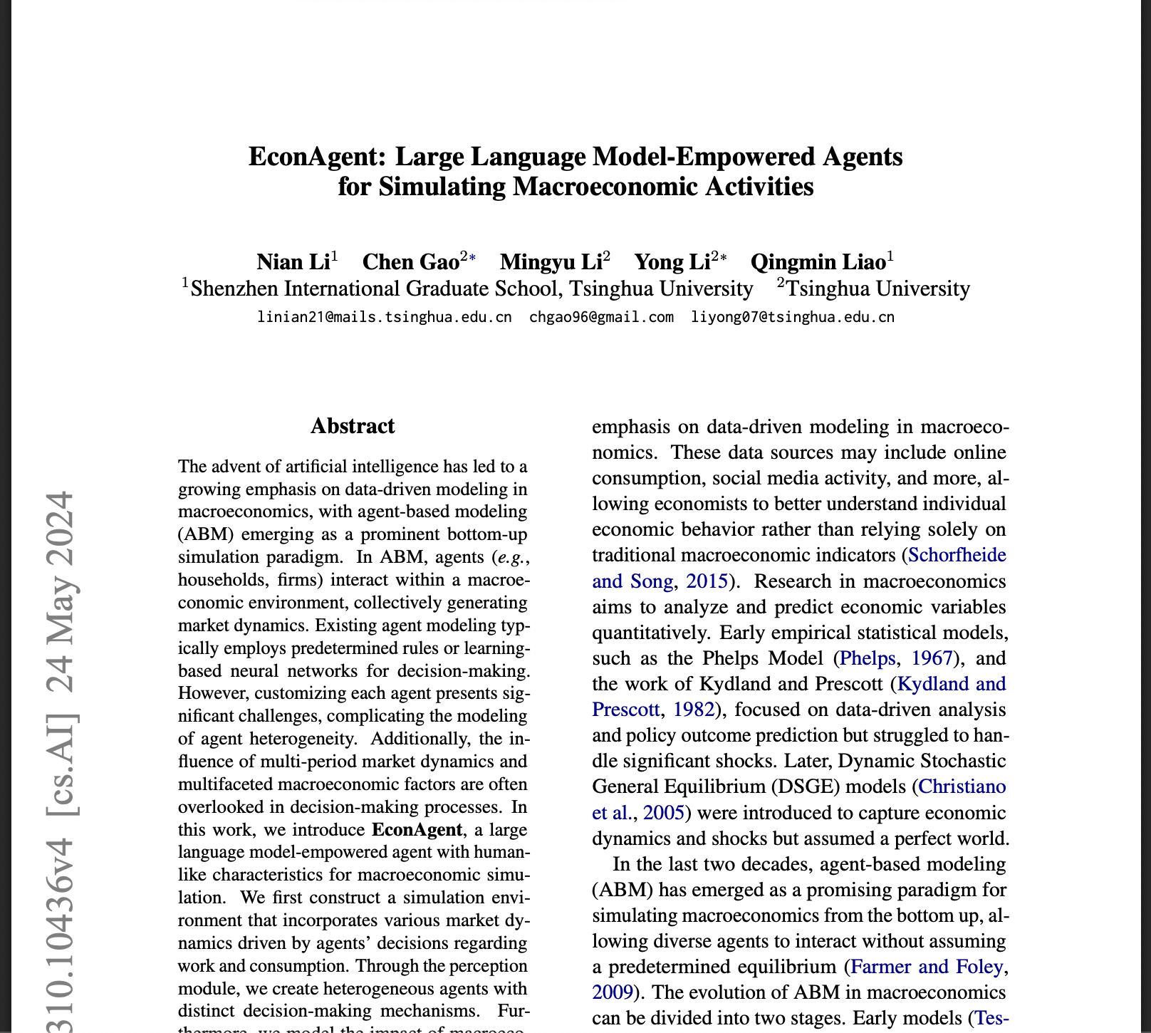 Econagent: Large Language Model-empowered Agents for Simulating Macroeconomic Activities