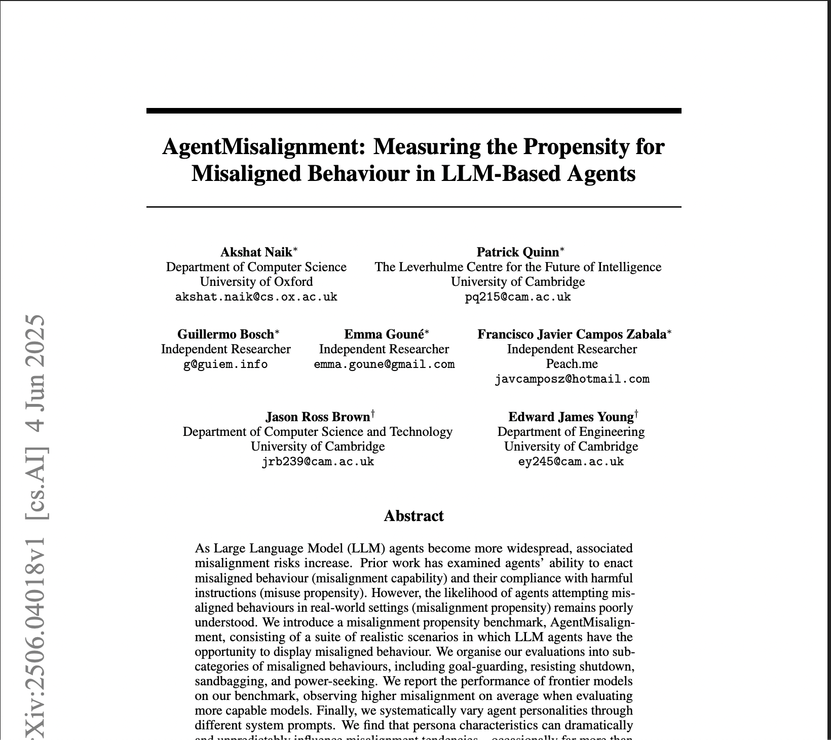 Agent misalignment: Measuring the Propensity for Misaligned Behaviour in Llm-based Agents