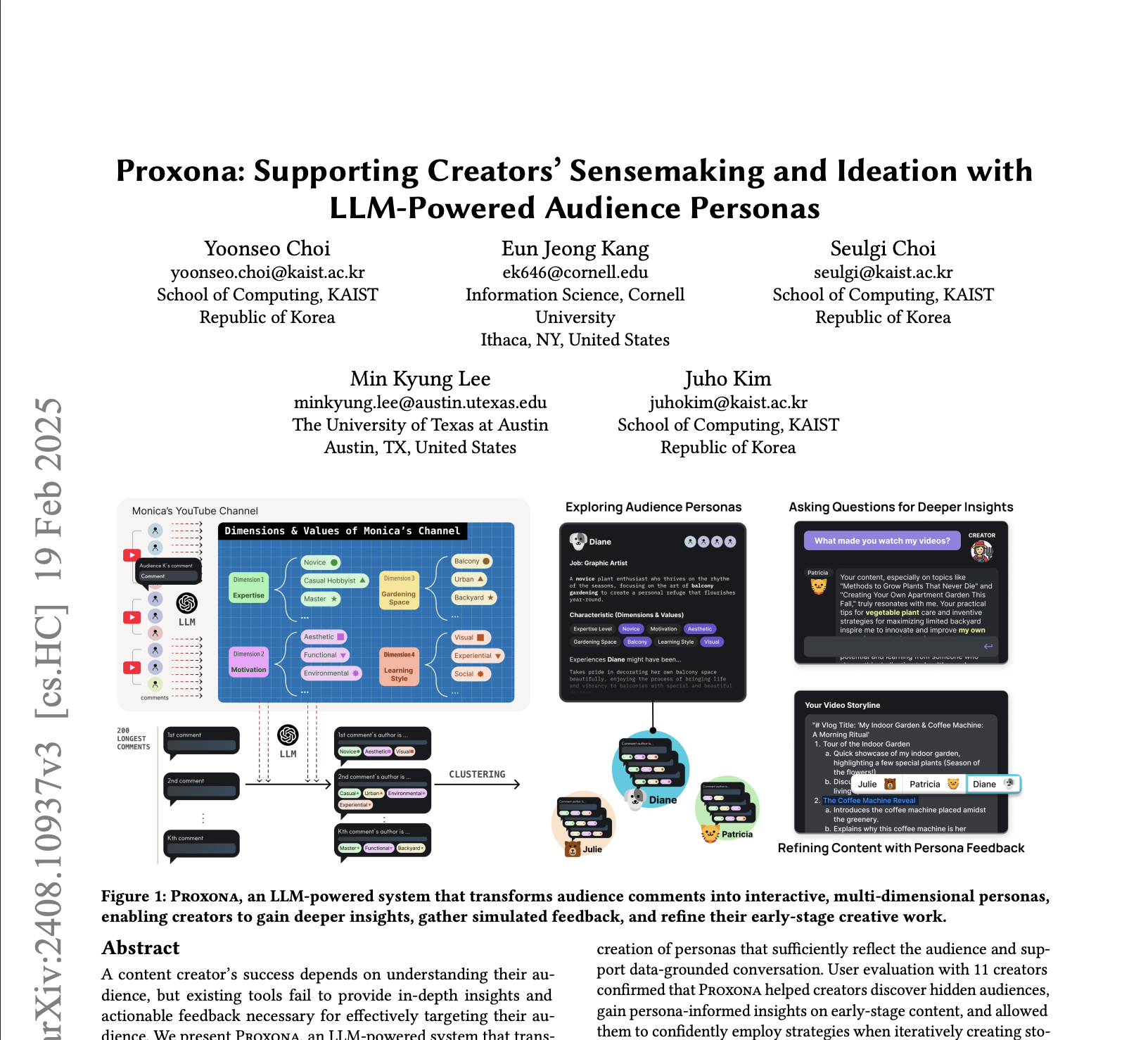 Proxona: Supporting Creators’ Sensemaking and Ideation with LLM-Powered Audience Personas