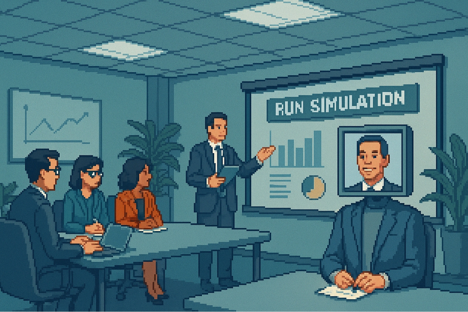 Virtual Audience Simulation Canvas: Designing For LLM-Powered Synthetic Data Insights